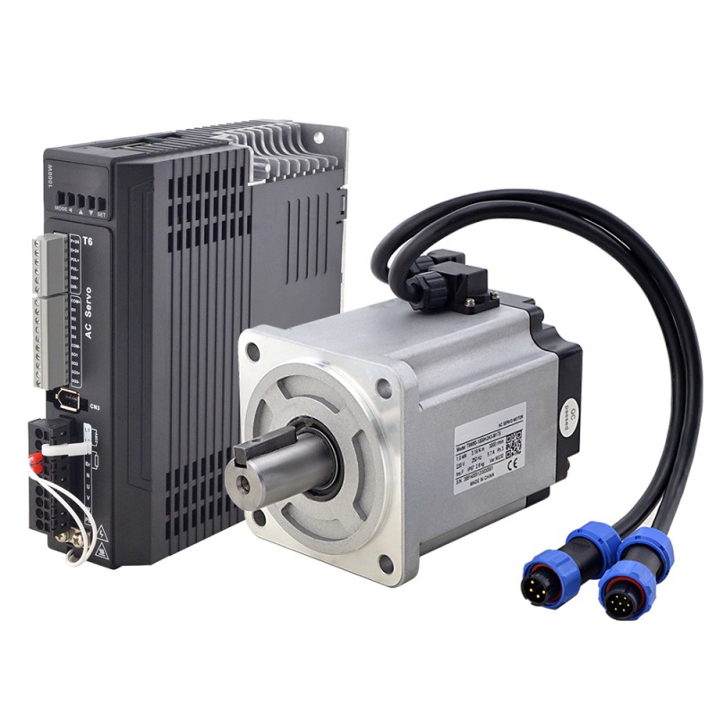 Silnik serwo AC z sterownik T6 Series 1000W T6-RS1000H2A3-M17S 3000 obr./min 3,19 Nm IP65 17-bitowy enkoder