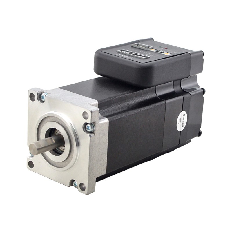 Silnik serwo dc Easy NEMA 23 z sterownik i krótkim wałem, ISV57T-130S 130w 3000 obr./min 0,45Nm 20-50VDC