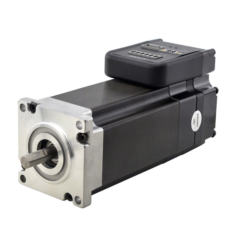 Silnik serwo dc Easy NEMA 23 z sterownik i krótkim wałem, ISV57T-180S 180w 3000 obr./min 0,6Nm 20-50VDC
