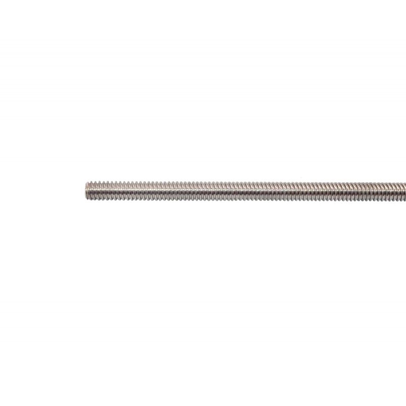 Śruba pociągowa z gwintem trapezowym 250mm, skok 2 mm, średnica 5 mm