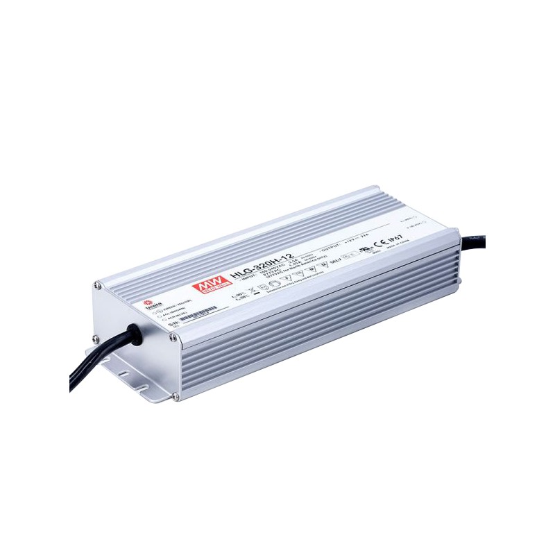 Sterownik LED Meanwell HLG-320H-12 o stałym napięciu i stałym prądzie 12 V 264 W 22 A