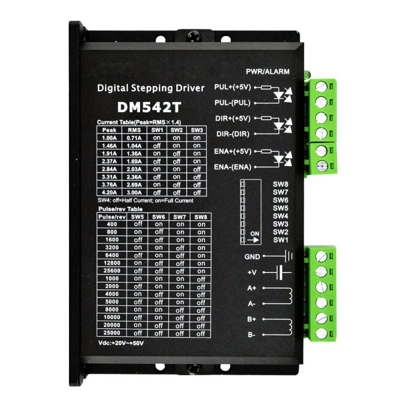 Sterownik silnika krokowego DM542T dla silnika krokowego Nema 17, 23, 24