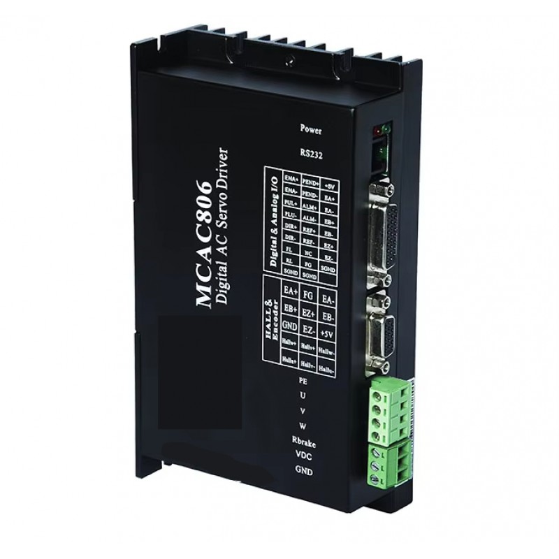 Sterownik silnika serwo AC 400 W 36 V-80 V 8 A MCAC806