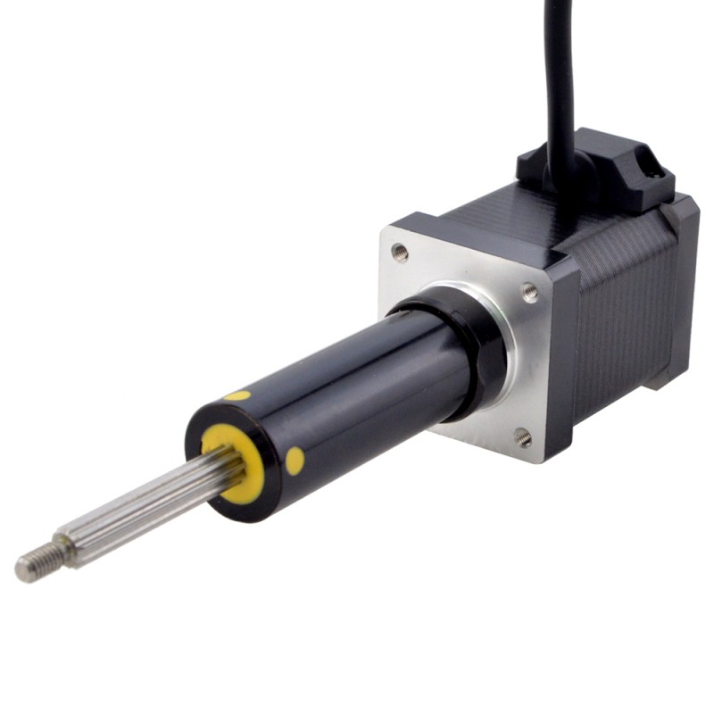 Uwięziony liniowy silnik krokowy NEMA 14 14C19S1504RF5-051RS skok na obrót 0,03175mm skok 50,8mm