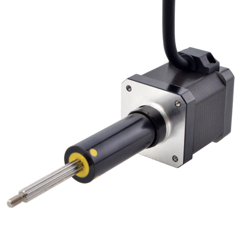Uwięziony liniowy silnik krokowy NEMA 17 17C19S2504RF5-051RS skok na obrót 0,03175mm skok 50,8mm