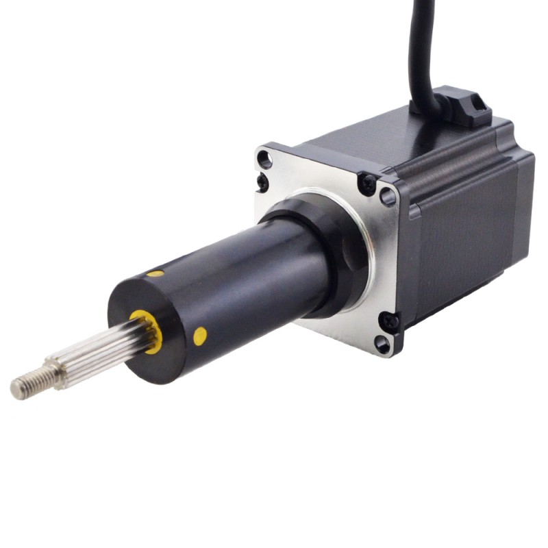 Uwięziony liniowy silnik krokowy NEMA 23 23C30S4004HG5-064RS skok na obrót 0,0254mm skok 63,5mm