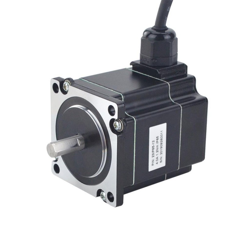 Wodoodporny silnik krokowy Nema 23 23IP65-12 4,0 A 1,2 Nm Seria P IP65