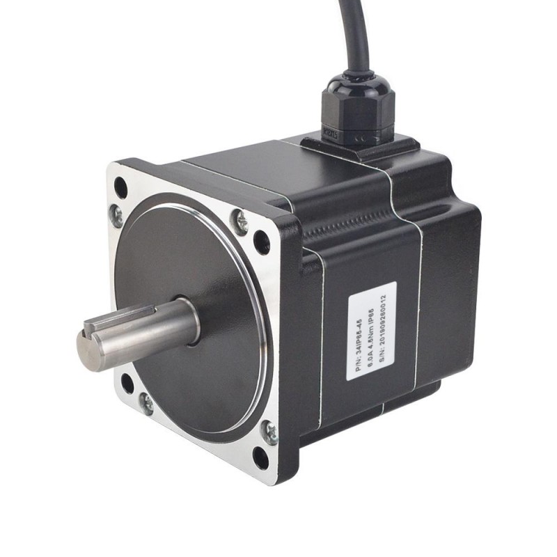 Wodoodporny silnik krokowy Nema 34 34IP65-45 6,0 A 4,5 Nm Seria P IP65