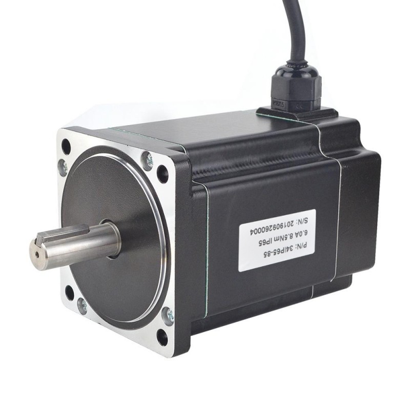 Wodoodporny silnik krokowy Nema 34 34IP65-85 Seria P IP65 6,0 A 8,5 Nm