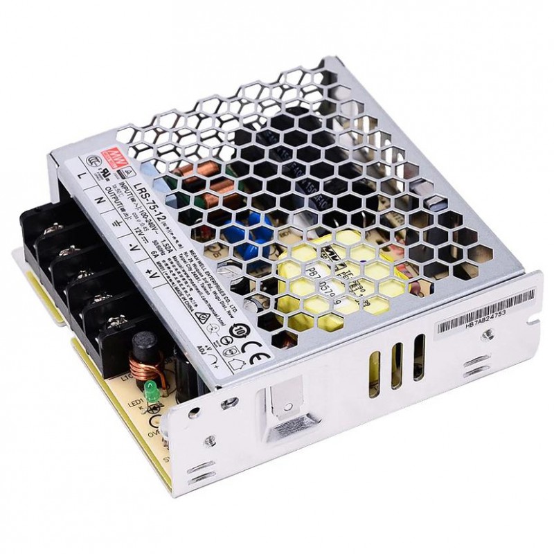 Zamknięty zasilacz impulsowy MeanWell LRS-75-12 12VDC 75W 6A