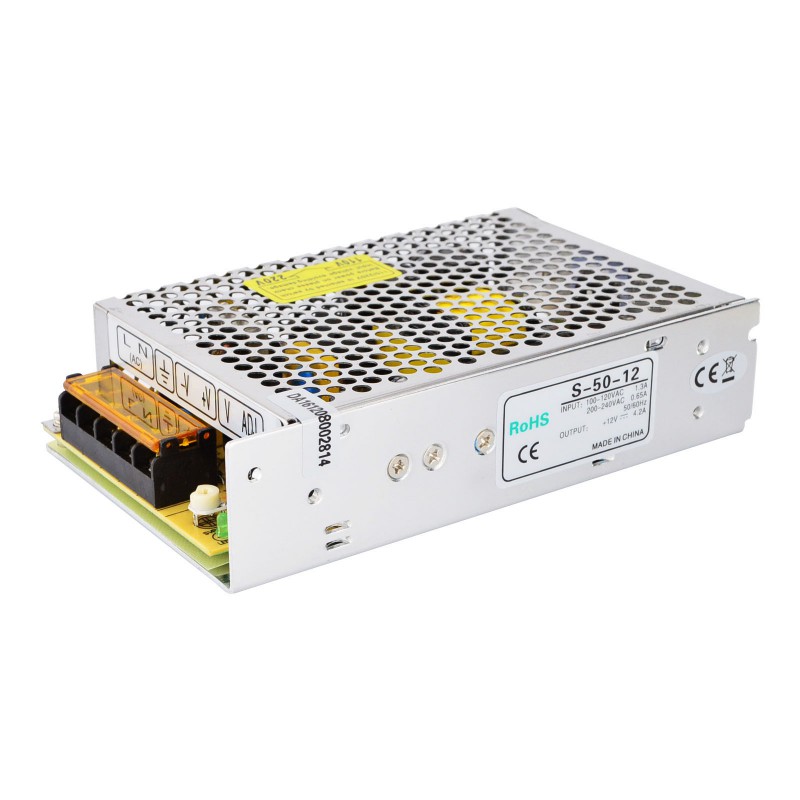 Zasilacz impulsowy 12V 50W 4.2A 115/230V S-50-12