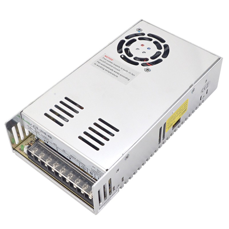Zasilacz impulsowy 48V S-250-48 250W 5,0A do silnika krokowego