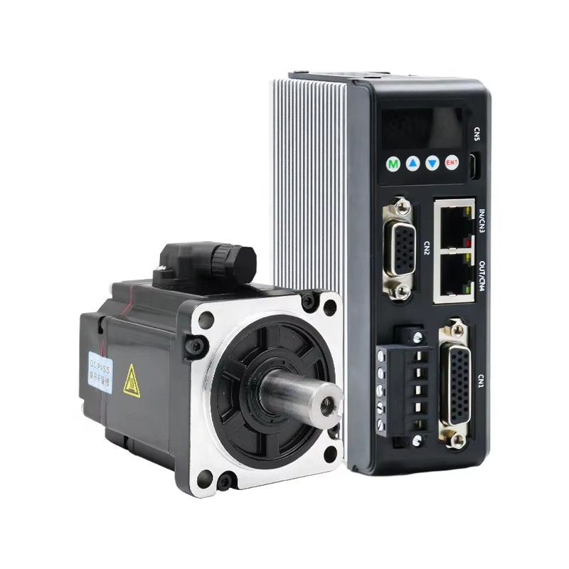 Zestaw silnik serwo z sterownik, 200 W 60ASM200-5-1024C+MCAC610 0,64 Nm 36 V 7,5 A 0,64 Nm 3000 obr./min
