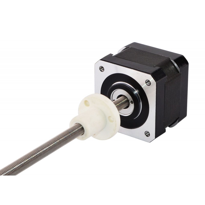 Zewnętrzny liniowy silnik krokowy Nema 17 17LS13-0704P-150E skok na obrót 0,794mm