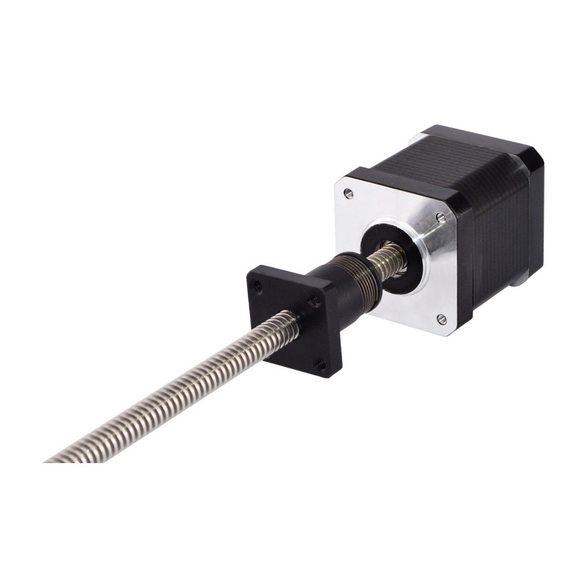 Zewnętrzny liniowy silnik krokowy Nema 17 17LS19-0406E-330Y skok na obrót 2mm