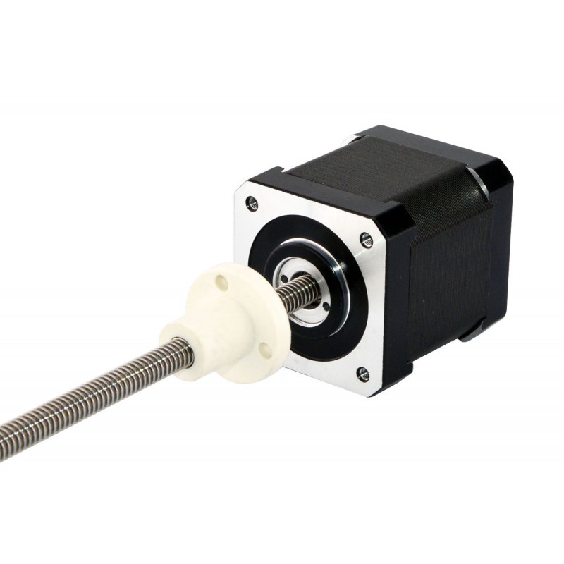 Zewnętrzny liniowy silnik krokowy Nema 17 skok na obrót 1,27mm 17LS19-13049-250E