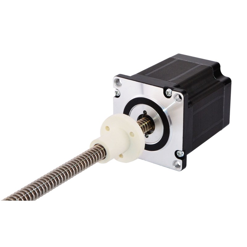 Zewnętrzny liniowy silnik krokowy Nema 23 23LS26-2504A-250E skok na obrót 1,5875mm
