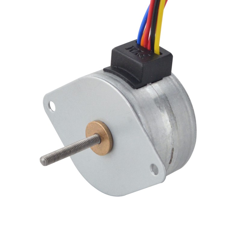 Zewnętrzny liniowy silnik krokowy pm Φ35x22mm 35LN24M01-122, skok na obrót 0,5mm, skok 21,5mm