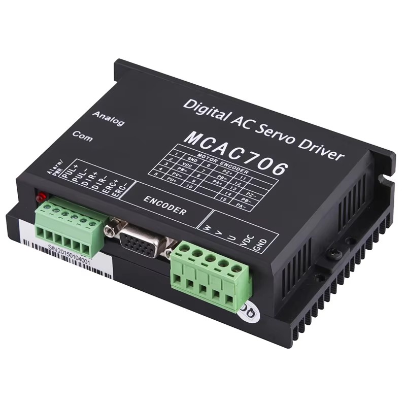Cyfrowy sterownik serwo DC MCAC706 6A 20~70V 200W do bezszczotkowego silnika serwo DC