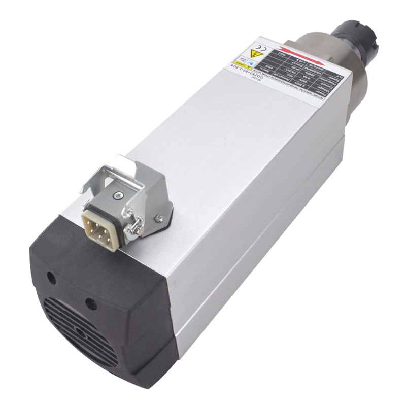 Elektrowrzeciono CNC AC chłodzony powietrzem GDZ93×82-3.5C4 380V 3.5KW 18000obr./min 300Hz z tuleją zaciskową ER25