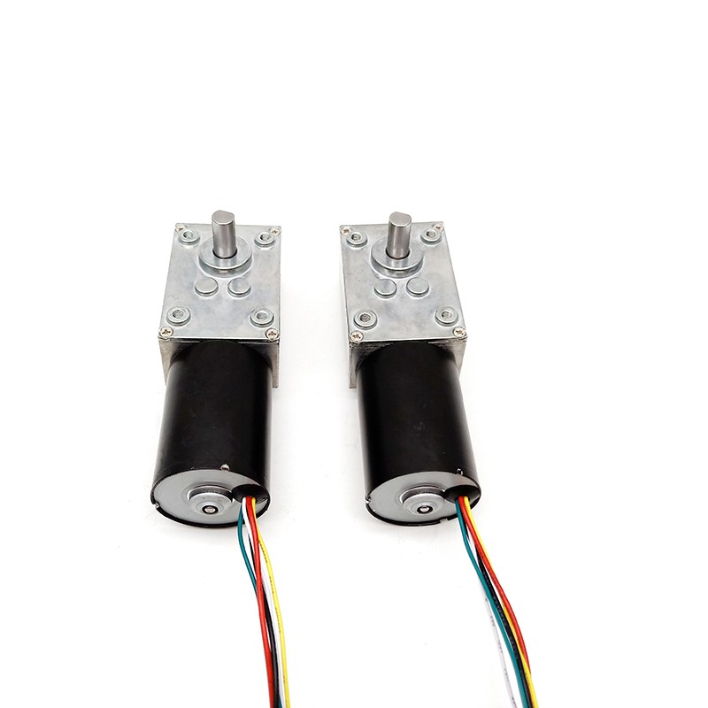15 szt. 12V/24V Silnik z przekładnią ślimakową DC z magnesami trwałymi, 7W/10,9W, wał 6 mm, przekładnia ślimakowa 81~621