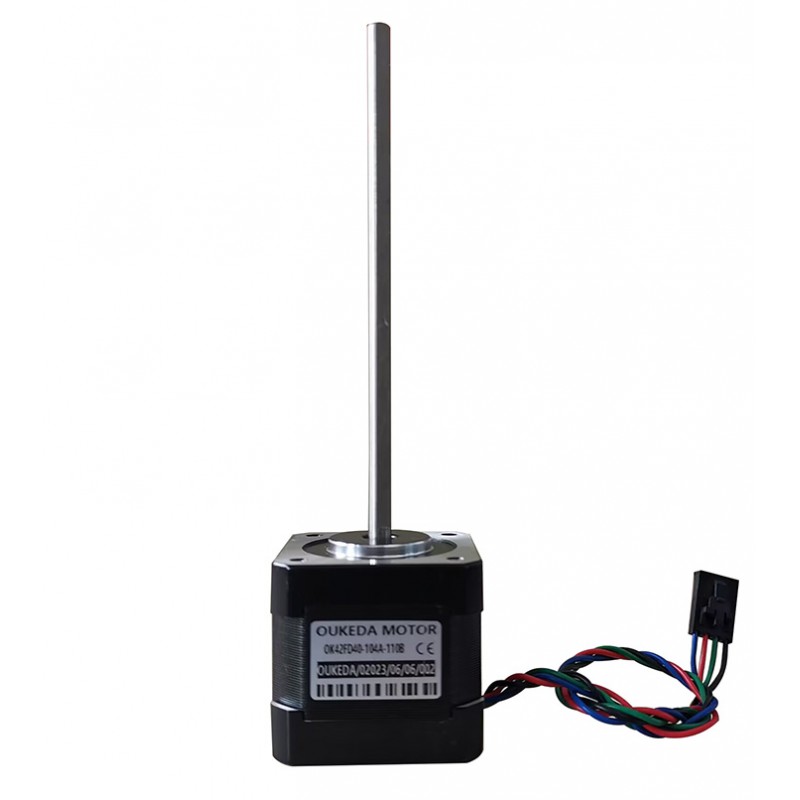 Liniowy silnik krokowy nieuchwytny Nema 17 Oukeda OK42FD40104A-110B 1,8 stopnia 49Ncm skok 110mm