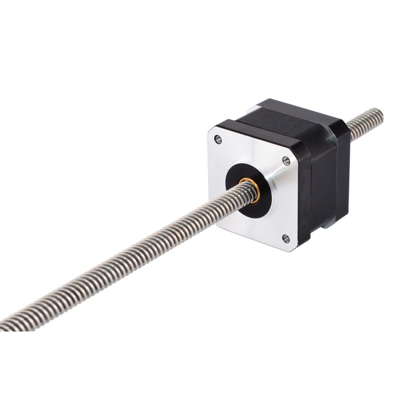 Liniowy silnik krokowy nieuchwytny Nema 17 skok na obrót 8mm 17LS13-0404N-320G