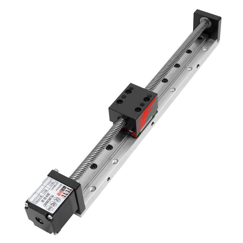 Prowadnice liniowe z śrubą kulową FSL30 50-300mm z silnikiem krokowym Nema 14