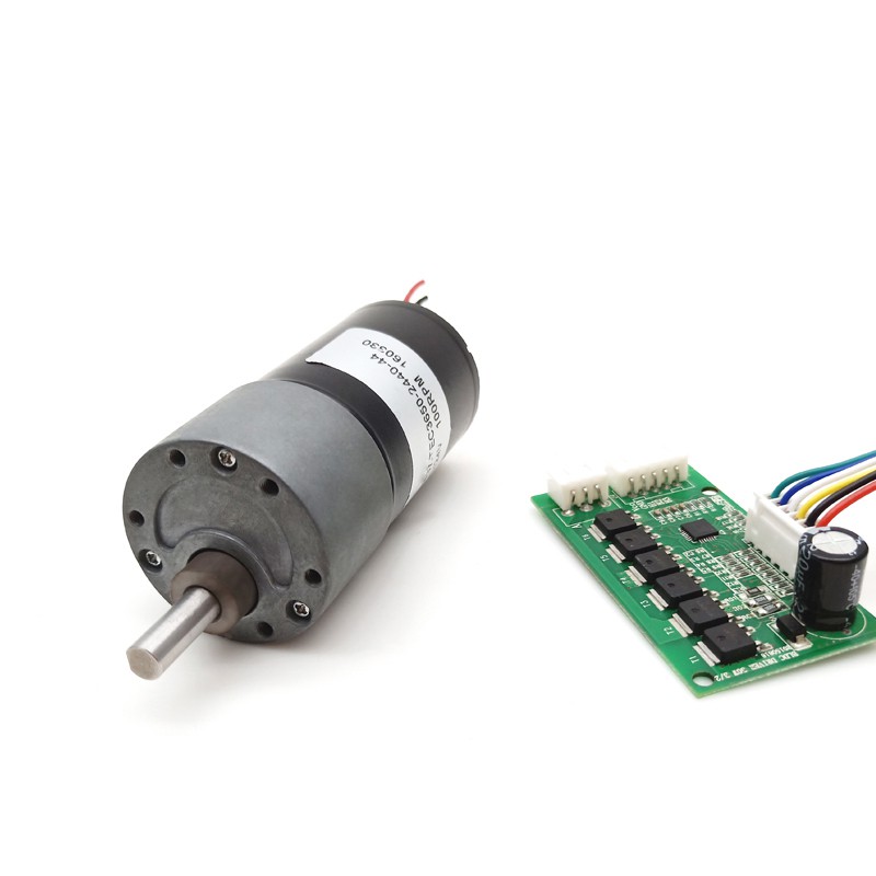 20 szt. 12V/24V bezszczotkowy silnik prądu stałego GM37-TEC3650 7W/11W z przekładnią zębatą czołową 6~810