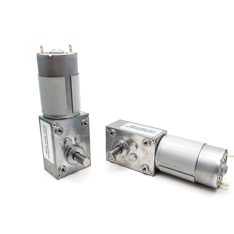 20 szt. 12V/24V Silnik z przekładnią ślimakową DC z magnesami trwałymi 8,8W, wał 8mm