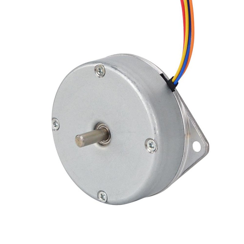 Płaski silnik krokowy okrągły Nema 18 18HR06-1004S 1,8 stopnia 9 Ncm 1A Φ46x16mm 4 przewody
