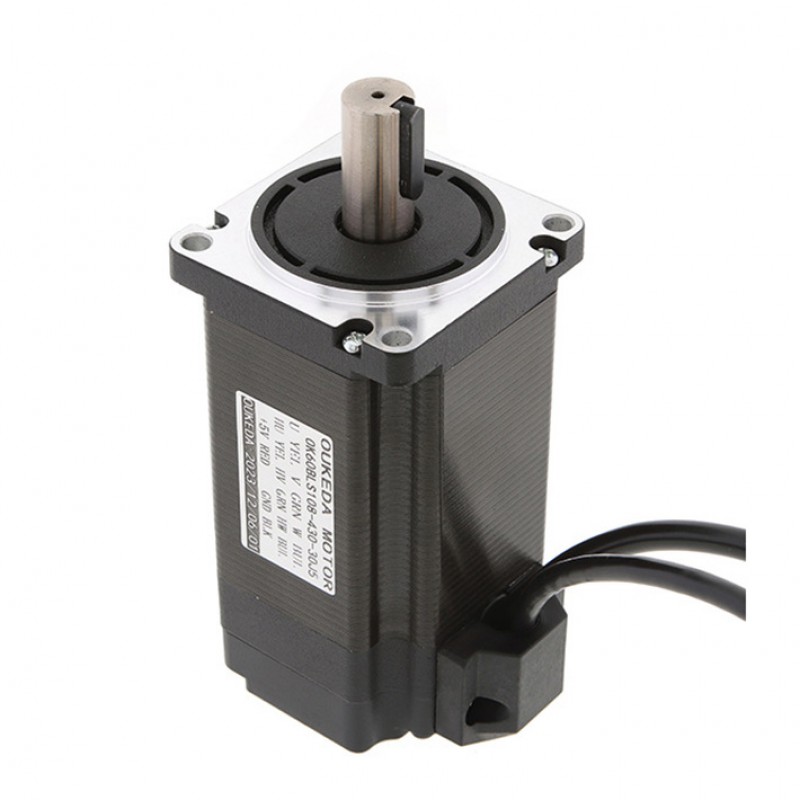 Silnik bezszczotkowy prądu stałego 300 W/400 W 24 V/48 V Silnik BLDC OK60BLS108 95,55 Ncm/127 Ncm 3000 obr./min 3 fazy