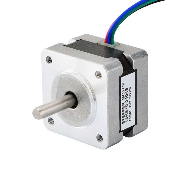 Silnik krokowy Nema 14 14HS10-0404S 12V 1,8 stopnia 14Ncm 4 przewody