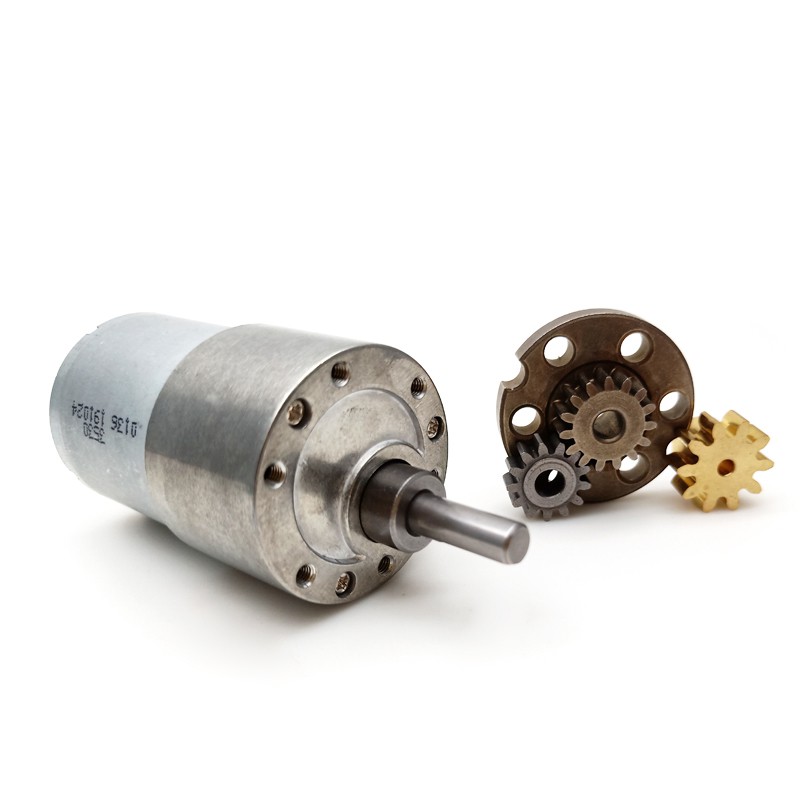 20 szt. Motoreduktor szczotkowy DC z magnesami trwałymi GM37-3530 12V/24V z przekładnią walcową o przełożeniu 6–810:1