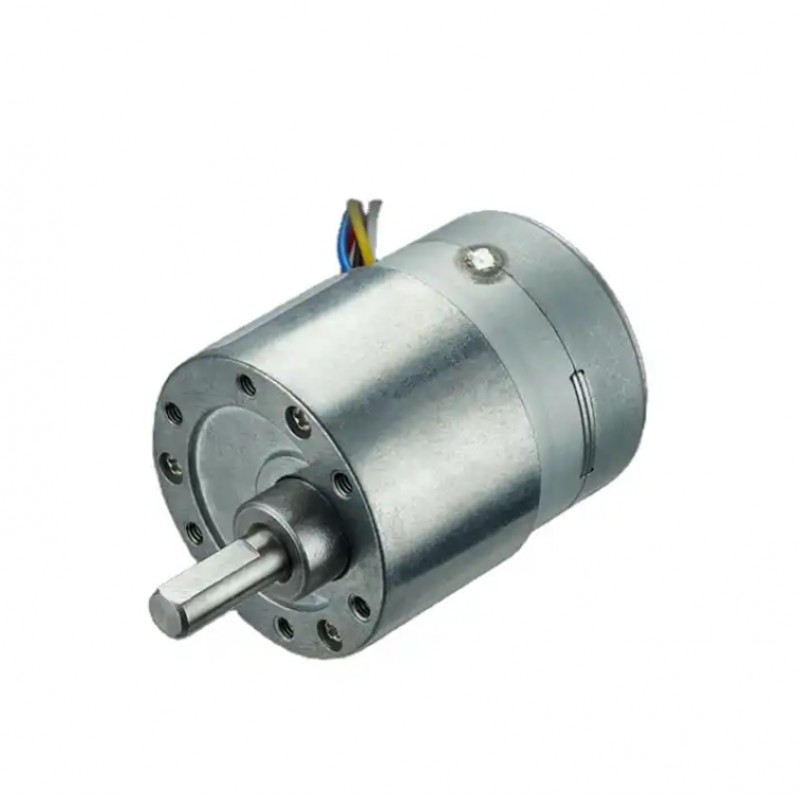 20 szt. Motoreduktor szczotkowy DC z magnesami trwałymi GM37-35BY 12V 7,5°z przekładnią walcową o przełożeniu 6–810:1