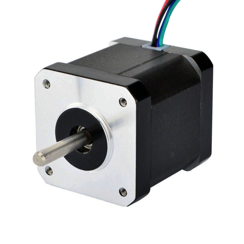 Silnik krokowy Nema 17 17HM19-2004S 0,9 stopnia 46 Ncm 2 A 2,8 V 4 przewody