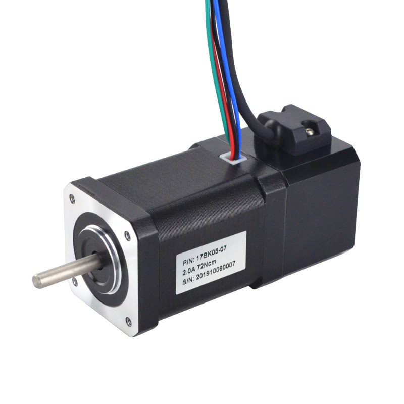 Silnik krokowy Nema 17 serii P 17BK05-07 72 Ncm z hamulcem elektromagnetycznym