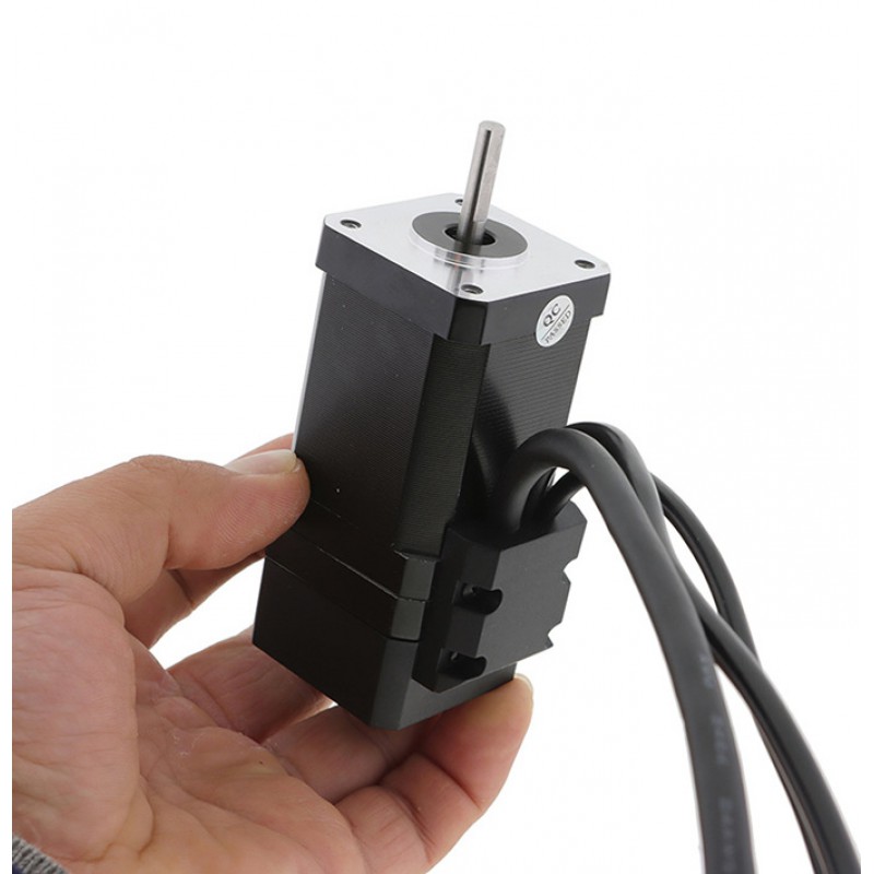 Silnik krokowy Nema 17 z zamkniętą pętlą Oukeda OSP001492 z enkoderem optycznym 3 fazy 20 Ncm 4 V 64 W 3000 obr./min 42 x 42 mm