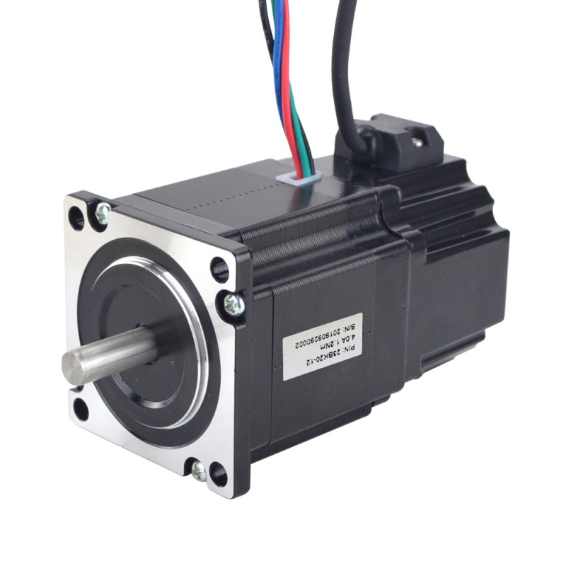 Silnik krokowy Nema 23 serii P 23BK20-12 1,2 Nm z hamulcem elektromagnetycznym