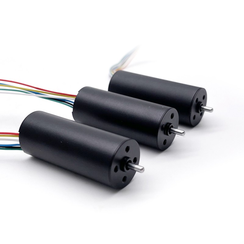 20 szt. Φ16mm 12/24V bezszczotkowy silnik prądu stałego bezrdzeniowy TBC1640 0,005 N.m 2,7 W-7,6 W wał 2 mm