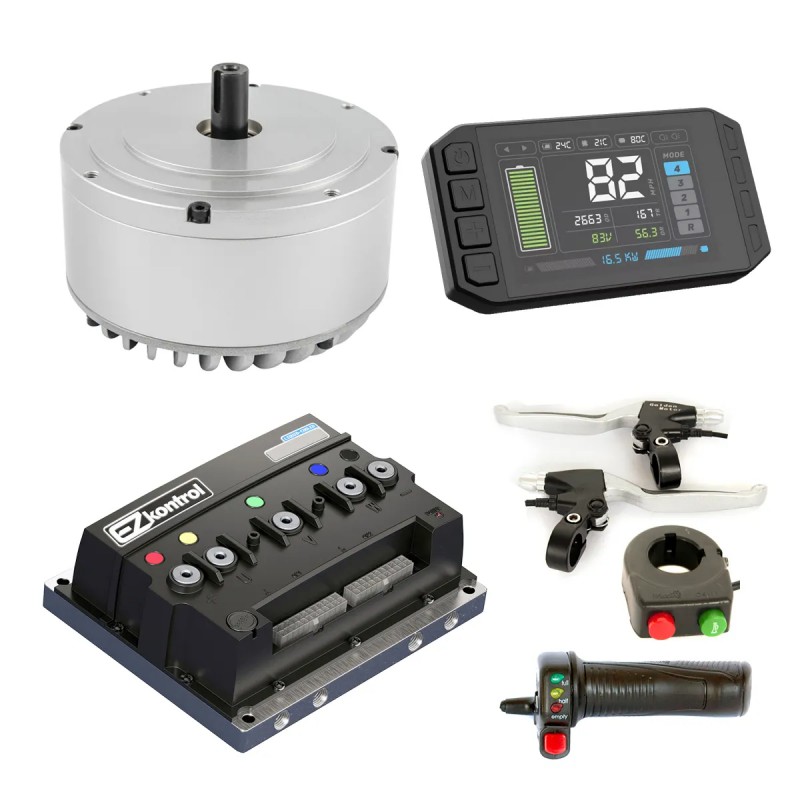 48V/60V/72V 3KW Silnik do roweru elektrycznego + zestaw sterujący HPM3000A-EZ-A48400-kit do rowerów elektrycznych, górskich i motocyklowych