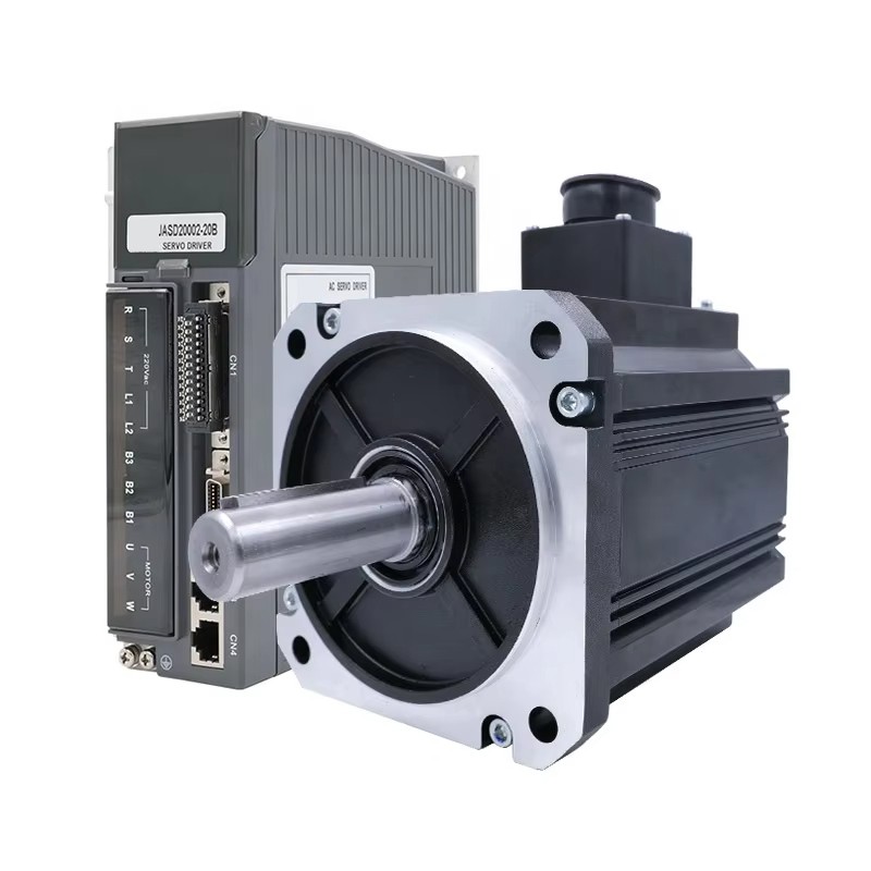 Silnik serwo AC 2,0KW 130JASM520220K-17B+JASD20002-20B 9,55 Nm 220 V 2000 obr./min 10.2A z sterownik serwo JASD20002-20B