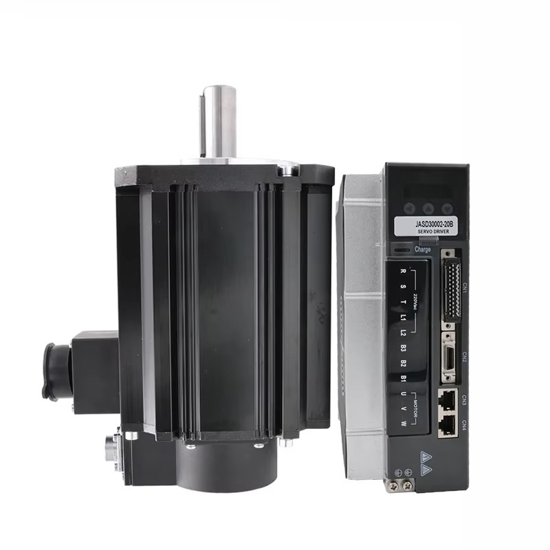 Silnik serwo AC 2,3KW 130JASM523215K-17B+JASD30002-20B 14,64 Nm 220 V 1500 obr./min 12,3 A z sterownik serwo JASD30002-20B