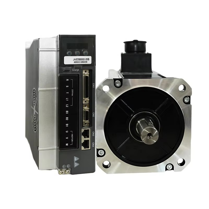 Silnik serwo AC 3,0KW 130JASM530220K-17B-SC+JASD30002-20B 220V 14,32 Nm 2000 obr./min 13,6 A z sterownik serwo JASD20002-20B