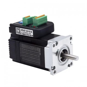 Silnik serwo ac Nema 23 z sterownik, JMC iHSV57-30-10-36 100w 3000 obr./min 0,29Nm 36V 3,5A 3-fazowe