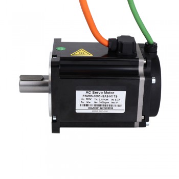 Silnik serwo AC z sterownik 1000W E6-RS1000H2A2-M17S 3000 obr./min 3,18 Nm 17-bitowy enkoder IP65