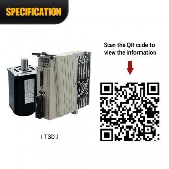 Silnik serwo AC z sterownik 400W/600W/750W/1000W 110V / 220V 1,27Nm-3,8Nm