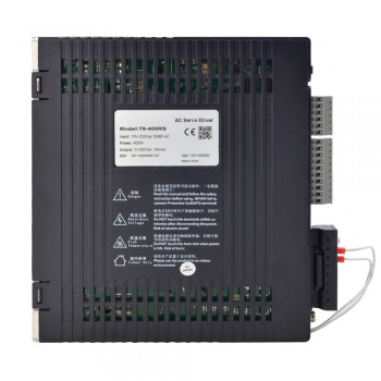Silnik serwo AC z sterownik T6 Series 400W T6-RS400H2B3-M17S 3000 obr./min 1,27 Nm IP65 z 17-bitowym enkoderem i hamulcowym