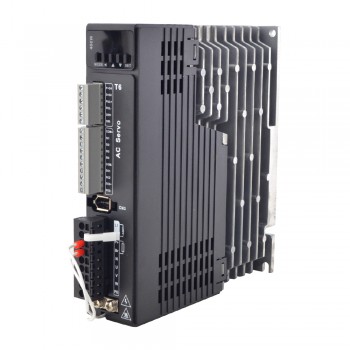 Silnik serwo AC z sterownik T6 Series 400W T6-RS400H2B3-M17S 3000 obr./min 1,27 Nm IP65 z 17-bitowym enkoderem i hamulcowym