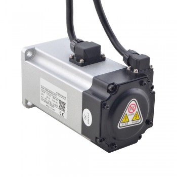 Silnik serwo AC z sterownik T6 Series 400W T6-RS400H2B3-M17S 3000 obr./min 1,27 Nm IP65 z 17-bitowym enkoderem i hamulcowym